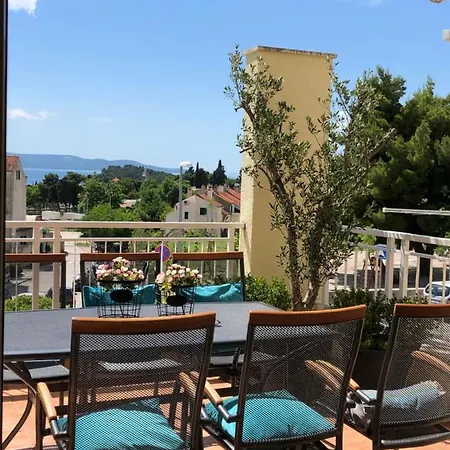 Andor - Lux, Two Beautiful Terraces With Sea & Sunset View דירה *